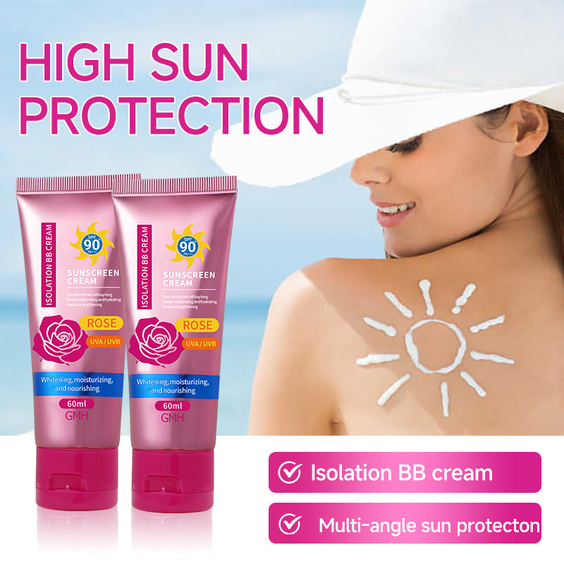 Crema BB protectora solar multiefecto con aroma a rosa