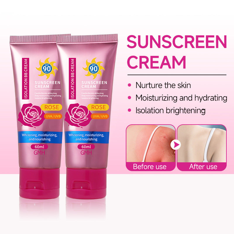 Crema BB protectora solar multiefecto con aroma a rosa