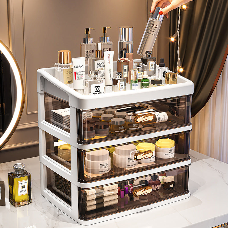 Caja organizadora de cosmeticos tipo cajón