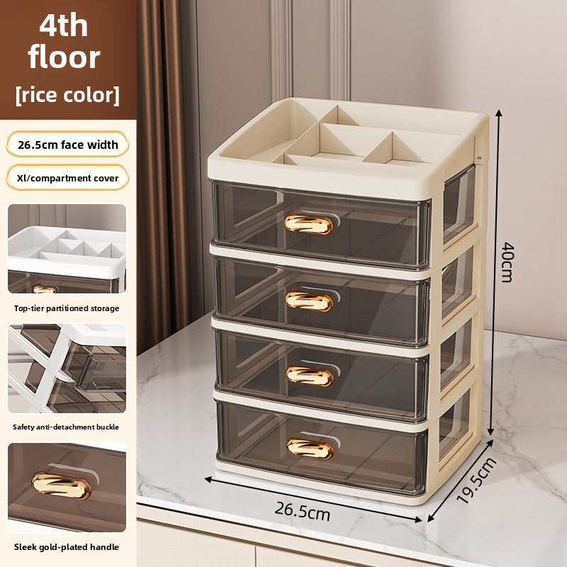Kosmetik-Organizerbox mit Schublade