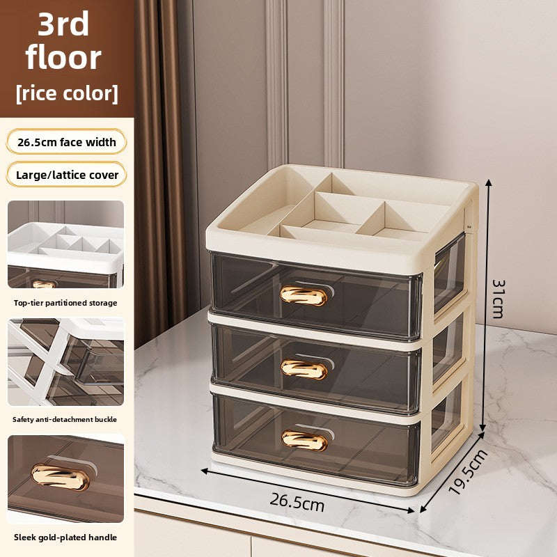 Kosmetik-Organizerbox mit Schublade