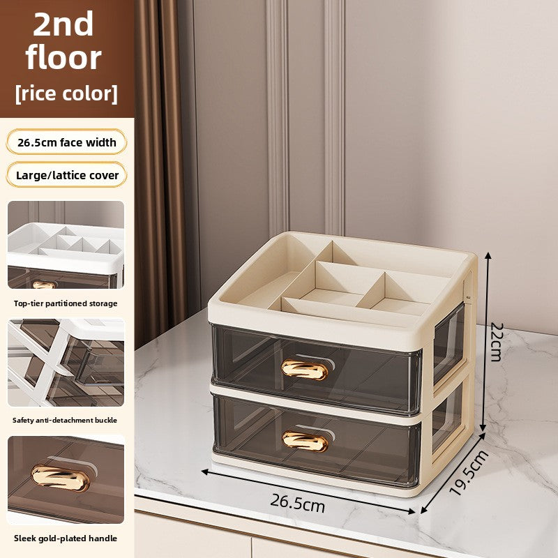 Kosmetik-Organizerbox mit Schublade