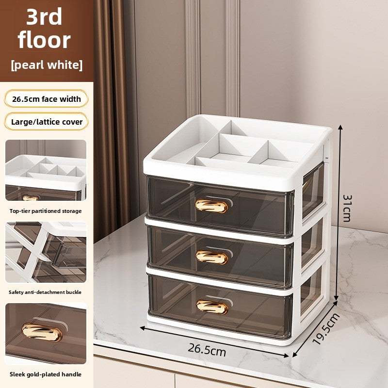 Kosmetik-Organizerbox mit Schublade