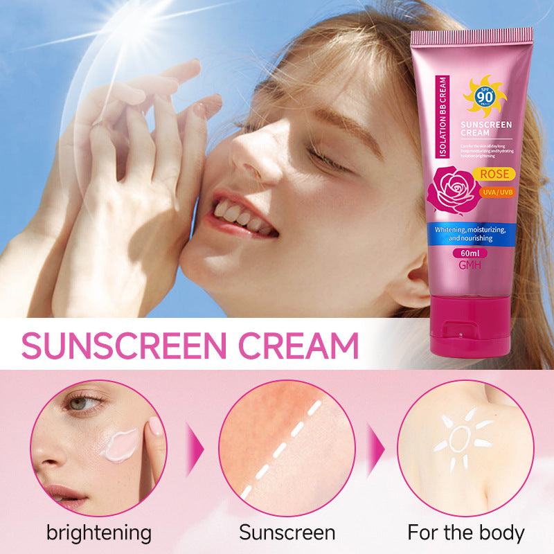 Crema BB protectora solar multiefecto con aroma a rosa