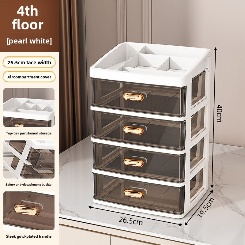 Kosmetik-Organizerbox mit Schublade