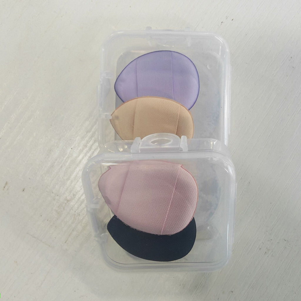 Mini borla para polvos de dedo