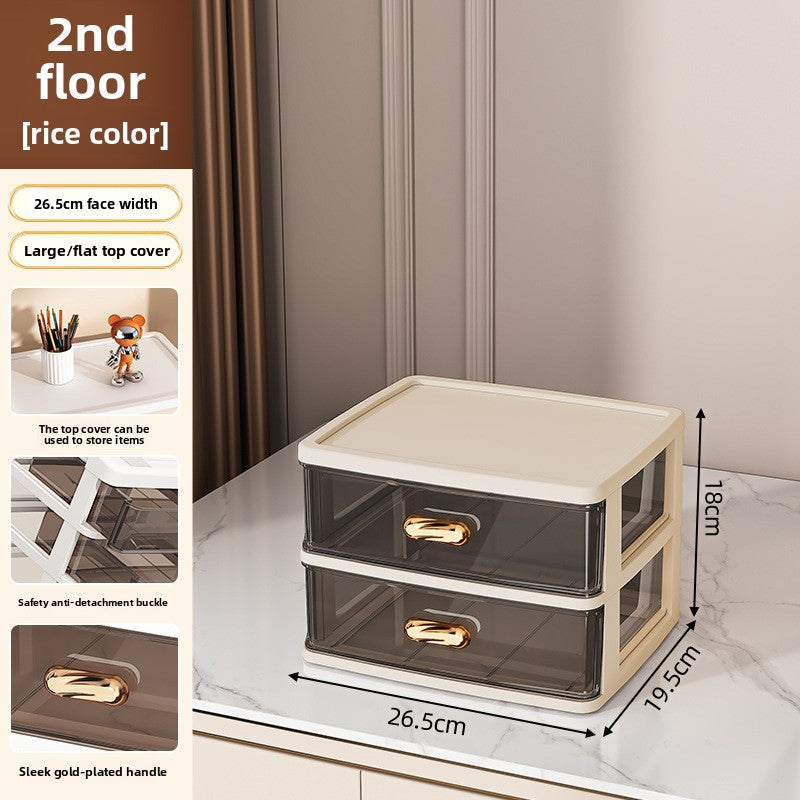 Kosmetik-Organizerbox mit Schublade
